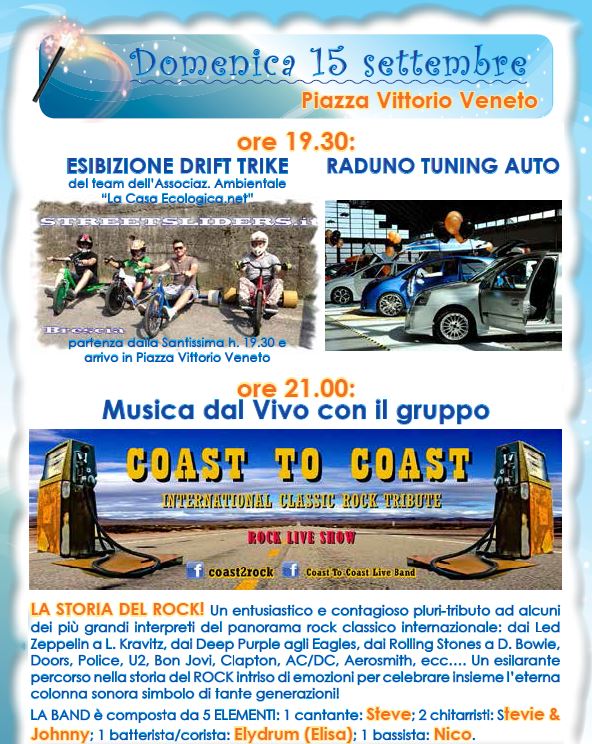 Esibizione Drift Trike, raduno Tuning auto e Coast to Coast Autunno Gussago 2013