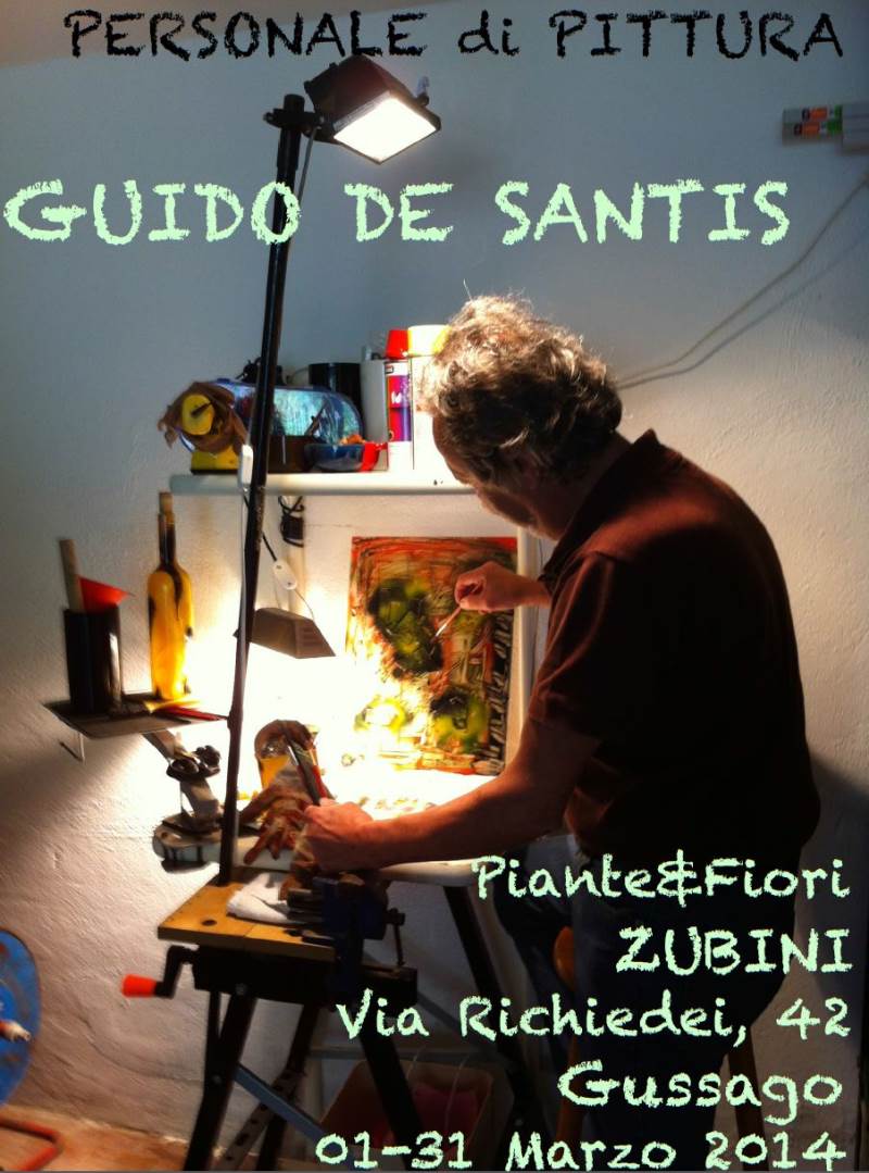 Personale pittura De Santis 2014