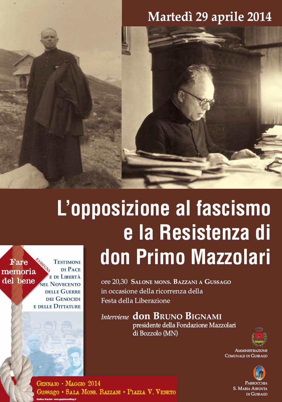 Fare memoria del bene: L’opposizione al fascismo e la Resistenza in don Primo Mazzolari