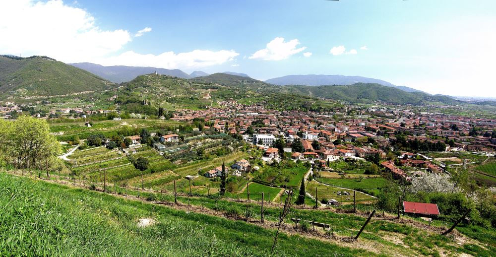 Panorama di Gussago, primavera 2011