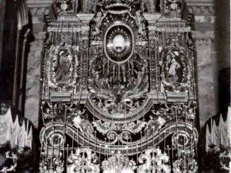 Macchina del Triduo nella chiesa "Santa Maria Assunta" anno 1937
