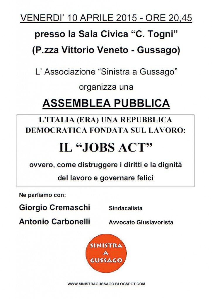 Assemblea Jobs Act