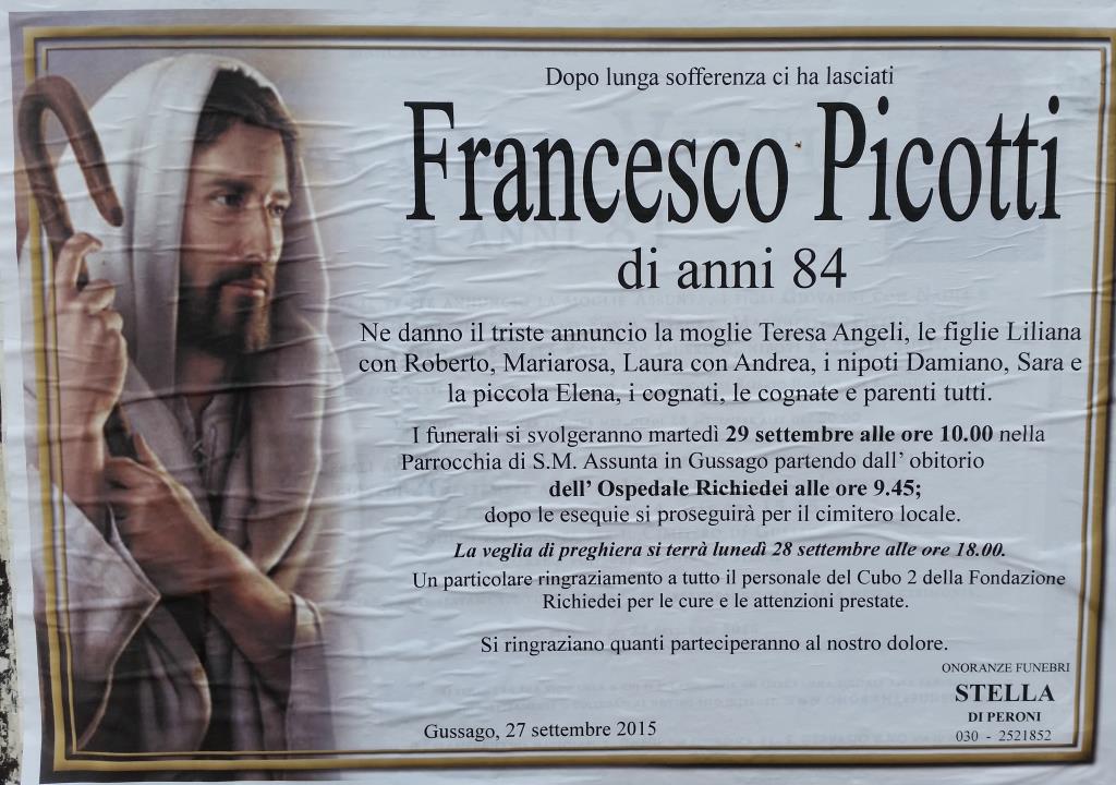 Necrologio Francesco Picotti 2015