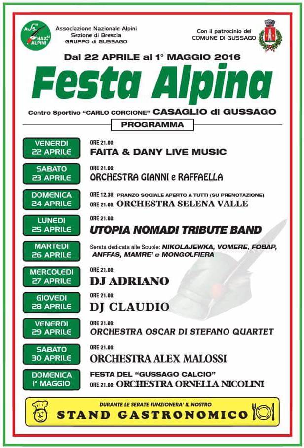 Festa Alpina 2016