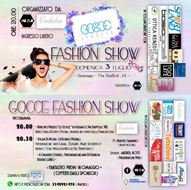 Gocce Fashion Show 2016