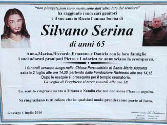 Necrologio Silvano Serina 2016