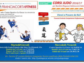 Corsi judo 2016