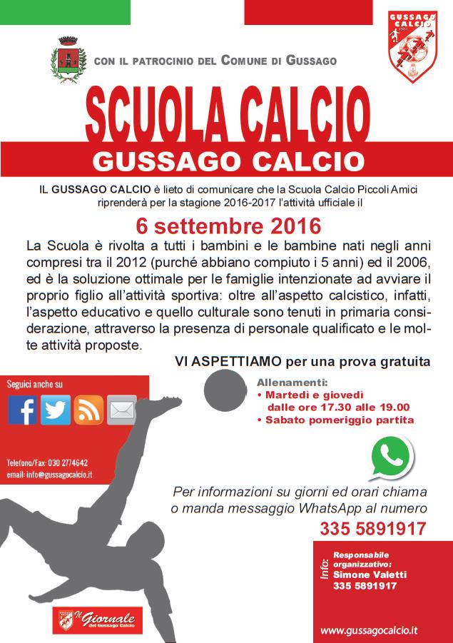 Scuola calcio Gussago 2016-2017