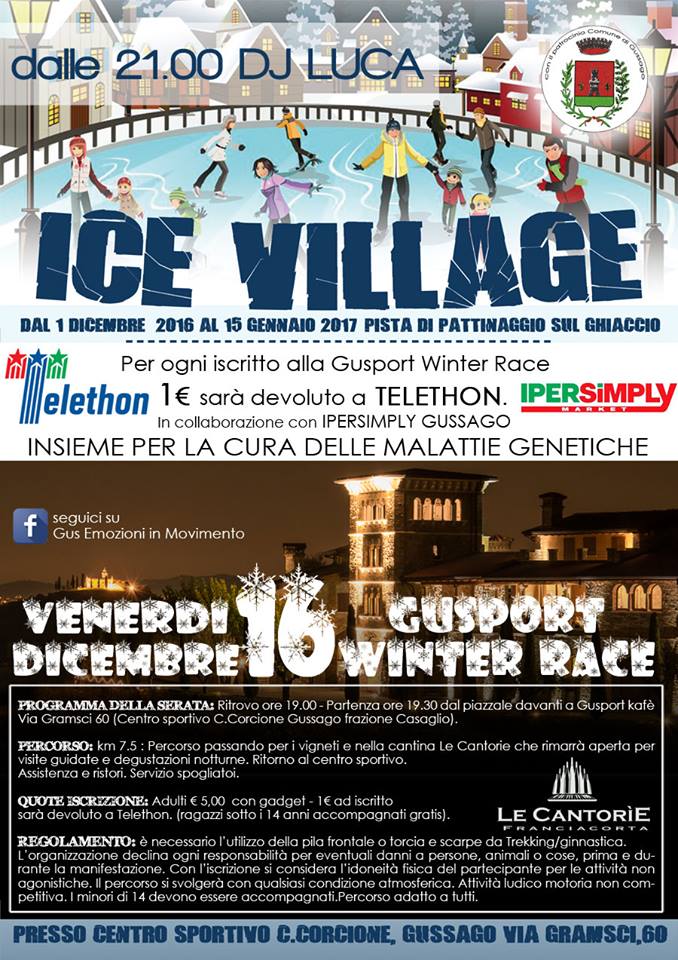Ice Village Gusport Winter Race 2016