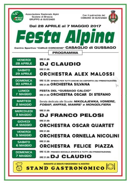 Festa Alpina 2017