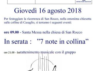 Festa San Rocco agosto 2018