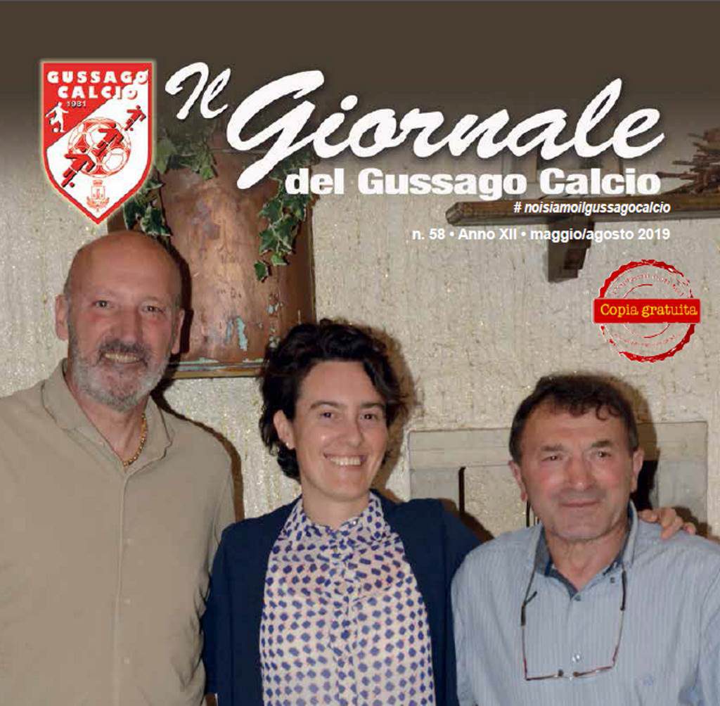 Banner Giornale Gussago Calcio numero 58 maggio-agosto 2019