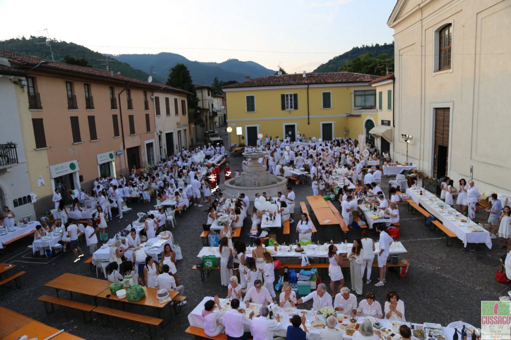 Fotogallery cena San Lorenzo in bianco luglio 2019