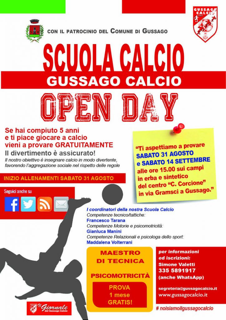 Open day Gussago Calcio 2019