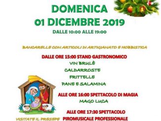 Mercatini Natale oratorio Ronco dicembre 2019
