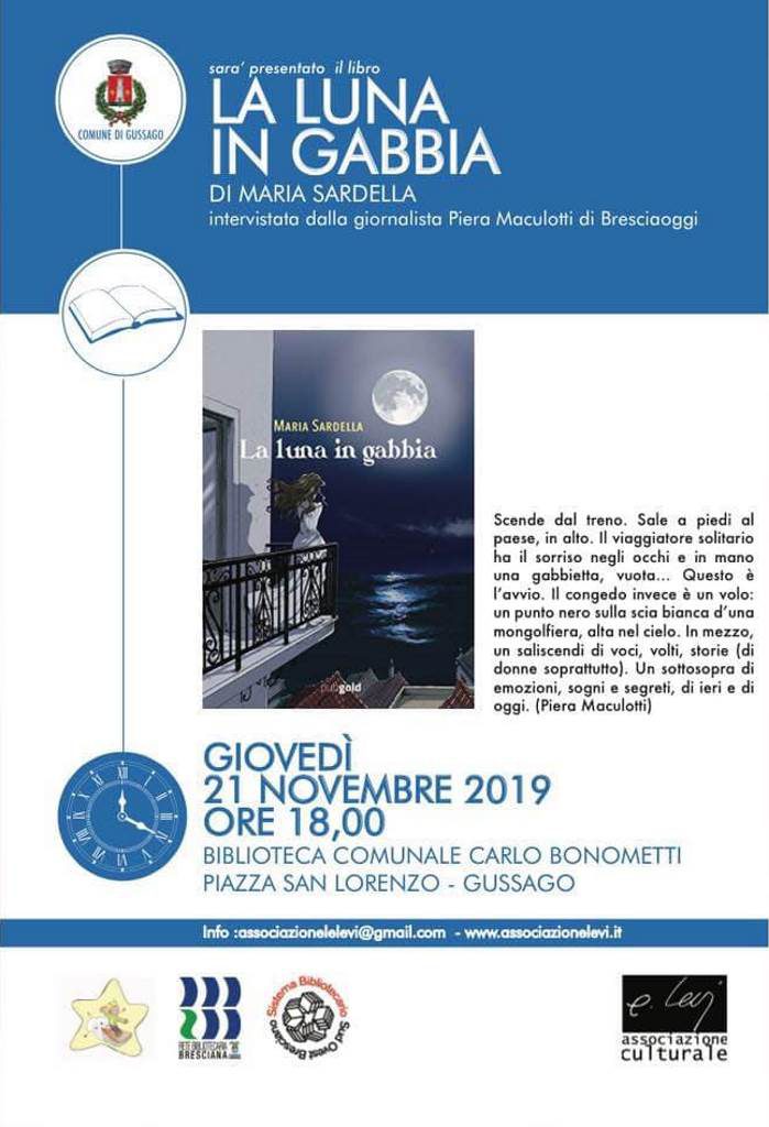 Presentazione libro Luna gabbia Sardella novembre 2019