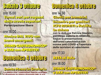 Festa oratorio San Filippo Neri ottobre 2020