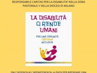 Incontro "La disabilità ci rende umani" ottobre 2021