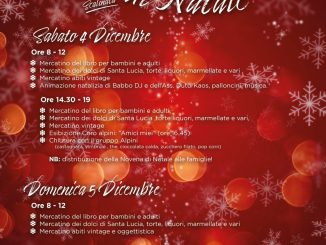 Mercatini Natale Oratorio centro dicembre 2021