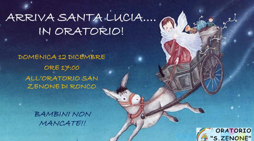Santa Lucia oratorio Ronco dicembre 2021