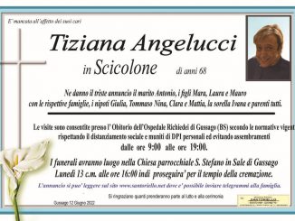 Necrologio Tiziana Angelucci 2022
