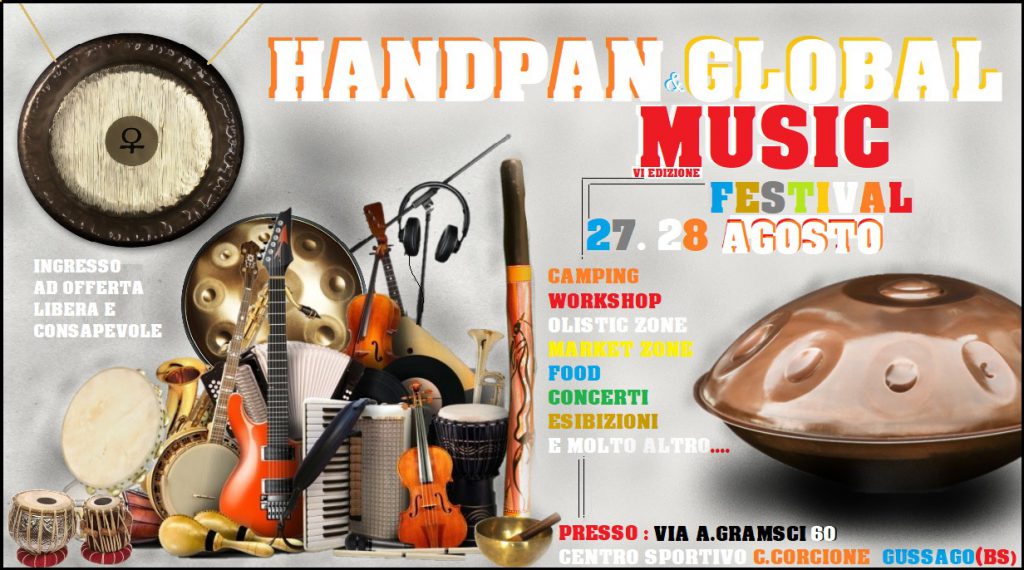 Handpan global music festival agosto 2022