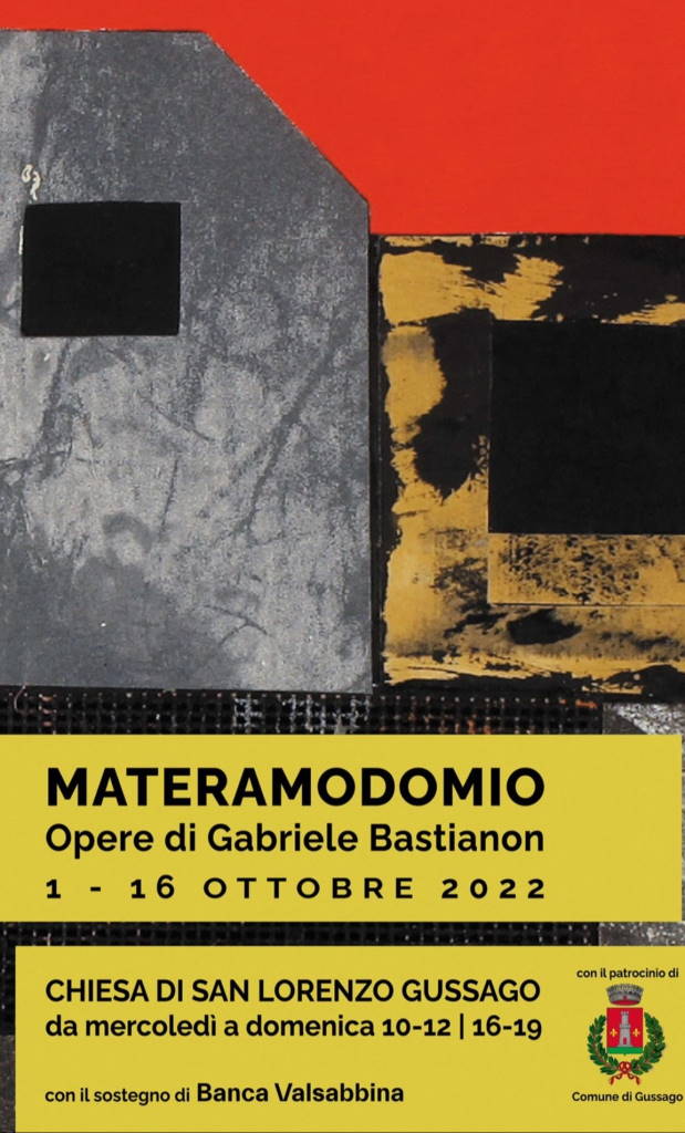 Mostra Materamodomio Bastianon ottobre 2022