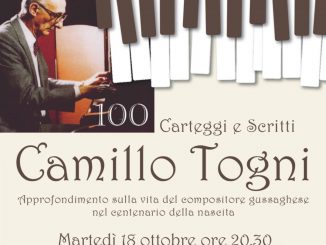 Centenario nascita Camillo Togni ottobre 2022