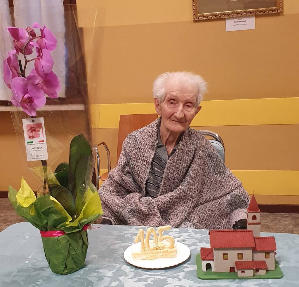 Maddalena Valetti 105 anni novembre 2022