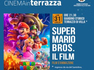 Cinema Terrazza super mario Bros film luglio 2023