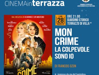 Cinema Terrazza Mon Crime agosto 2023
