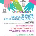 Conferenza "Il valore del volontariato nelle comunità locali" e consegna premio "Il Cuore di Gussago"